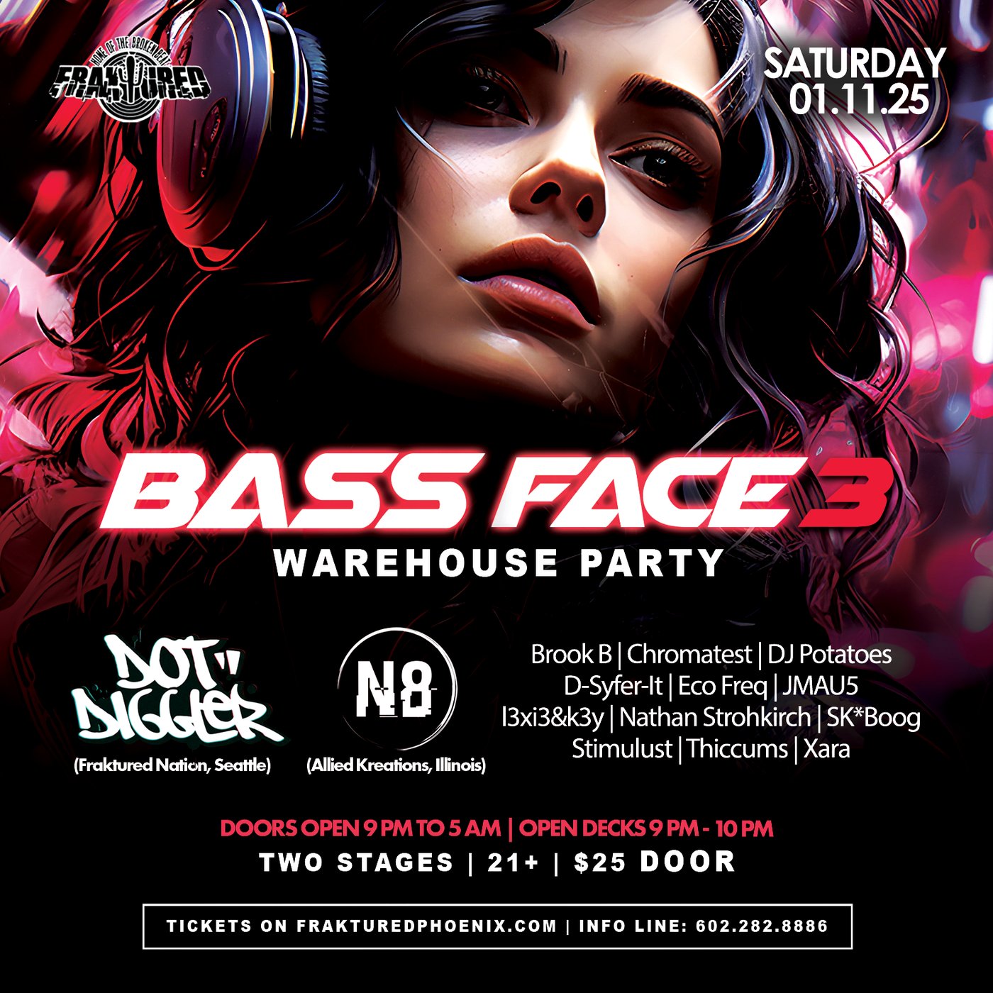 Bass Face 3 flyer