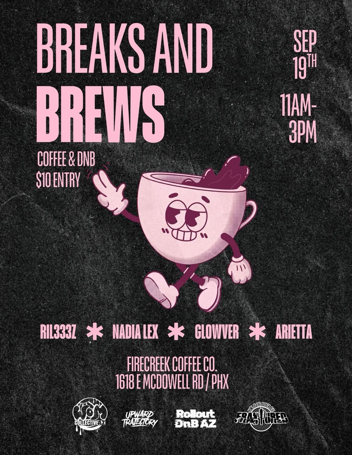 Breaks and Brews flyer
