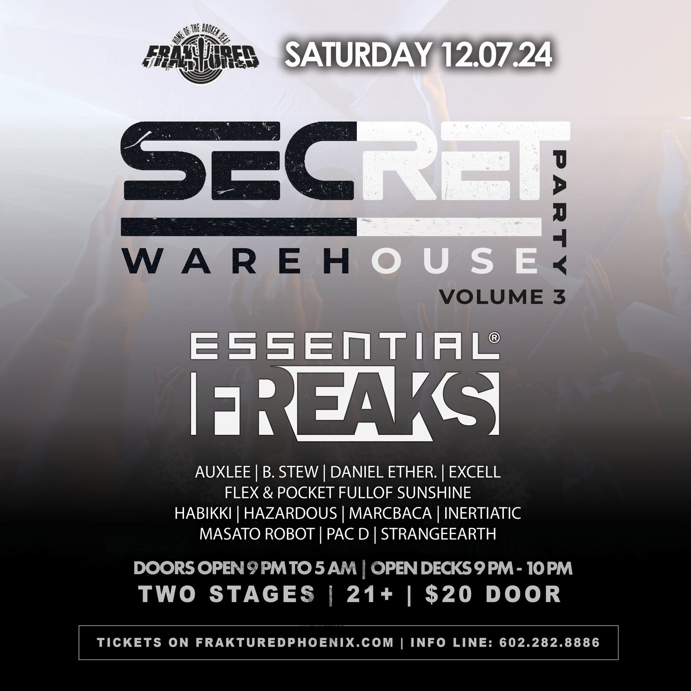 Secret Warehouse Party 3 flyer