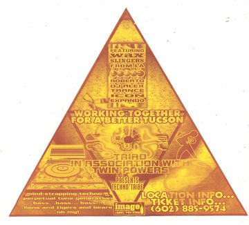 Techno Tribe flyer, Arizona, Date unknown