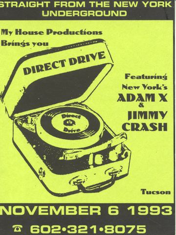 Direct Drive flyer, Tucson, November 6, 1993