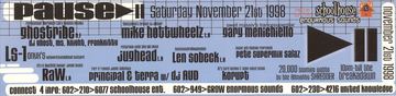 pause II flyer, Arizona, November 21, 1998