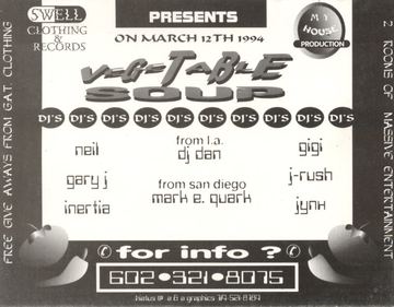 Vegetable Soup flyer, Arizona, March 12, 1994