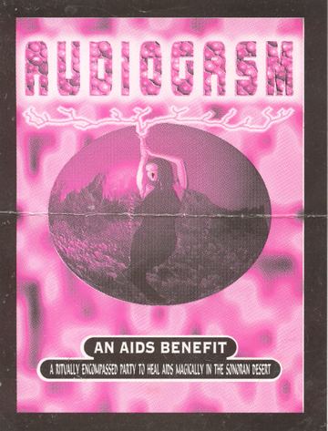 Audiogasm flyer, Arizona, c. 1994