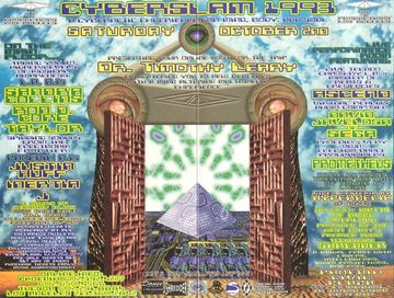 Cyberslam 1993 flyer, Phoenix Civic Plaza, Phoenix, October 2, 1993