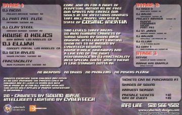 Cosmic Inertia flyer, Tucson, c. 2001