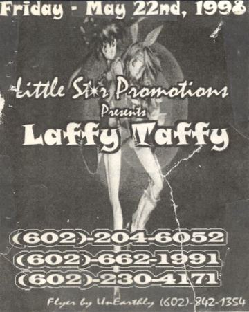 Laffy Taffy flyer, Tucson, May 22, 1998
