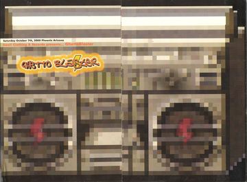 GhettoBlaster flyer, Phoenix, October 7, 2000