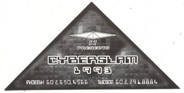 Cyberslam 1993 flyer, Phoenix / Tucson, 1993