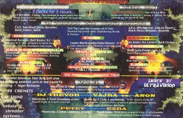 The Parallel Universe Tour flyer, Santa Fe building, Phoenix, 1993