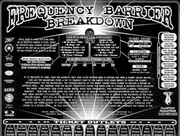 Frequency Barrier Breakdown flyer, Arizona, c. 1997