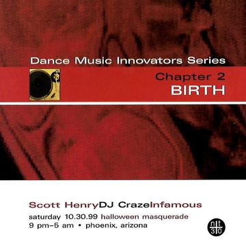 Halloween Masquerade (Dance Music Innovators Series Chapter 2: Birth) flyer, Phoenix, October 30, 1999