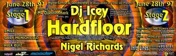 Hardfloor flyer, Arizona, June 28, 1997