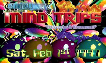 Mind Trips flyer, Tucson, February 1, 1997