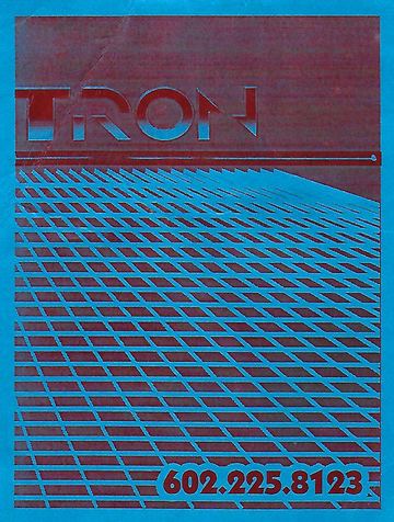 Tron flyer, Tucson, c. 1996