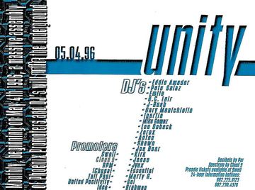 Unity flyer, Phoenix, May 4, 1996