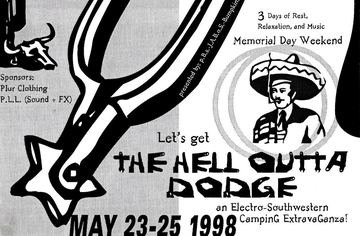 The Hell Outta Dodge flyer, Arizona, May 23, 1998