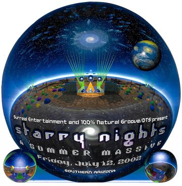 Starry Nights: A Summer Massive flyer, Southern Arizona, July 12, 2002