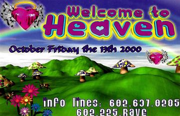 Welcome to Heaven flyer, Arizona, October 13, 2000