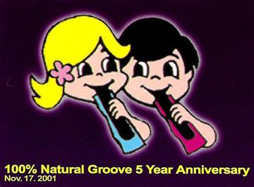 100% Natural Groove 5 Year Anniversary flyer, Arizona, November 17, 2001