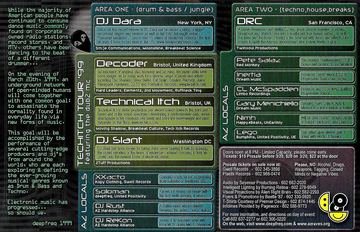 Techtitch Tour '99 flyer, Arizona, March 20, 1999
