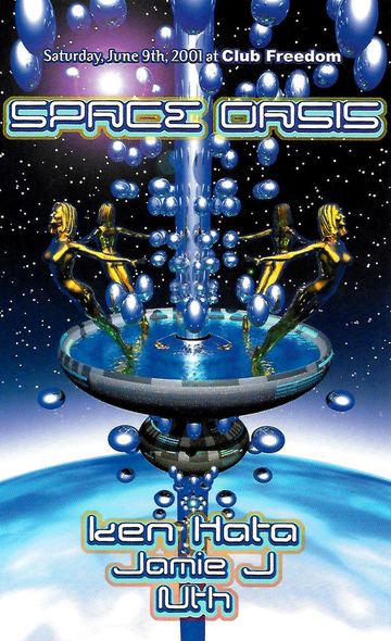 Space Oasis flyer, Club Freedom, June 9, 2001