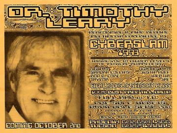 Dr. Timothy Leary flyer, Arizona, October 2, 1993