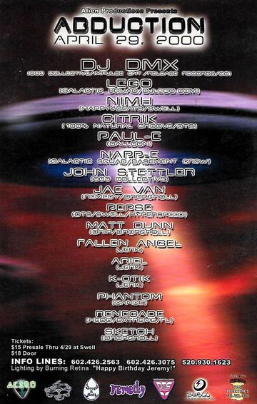ABDUCTION flyer, Arizona, April 29, 2000