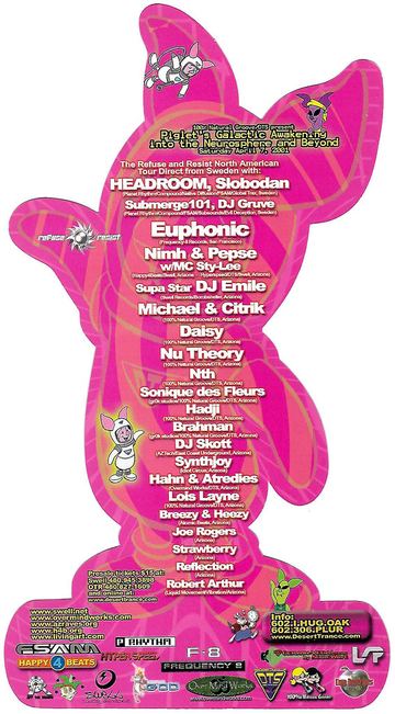 Piglet's Galactic Awakening into the Neurosphere and Beyond flyer, Arizona, April 7, 2001
