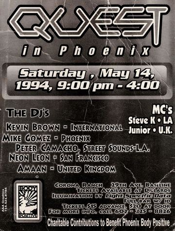 Beats & Cheese flyer, Arizona, October 16, 2004