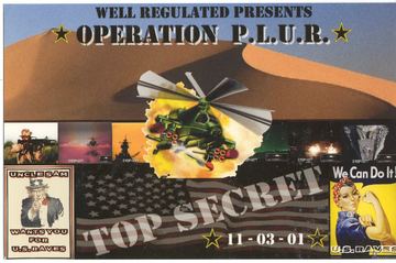 Operation P.L.U.R. flyer, Tucson, November 3, 2001
