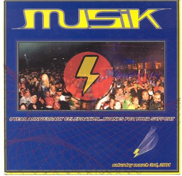 MUSIK flyer, Tucson, March 3, 2001