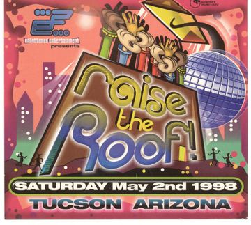 Raise the Roof! flyer, Tucson, May 2, 1998