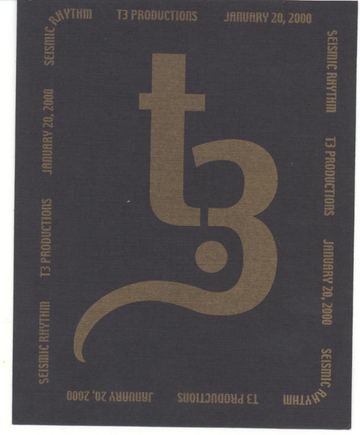 Seismic Rhythm flyer, Tucson, January 20, 2000
