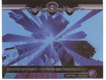 Brainkast :: Transmission() flyer, Tucson, April 2001