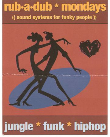 rub-a-dub * mondays flyer, Tucson, Date unknown