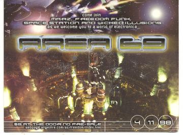 AREA 69 flyer, Tucson, April 11, 1998