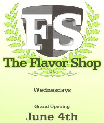 The Flavor Shop flyer, Tucson, June 4, 1997 (best guess)