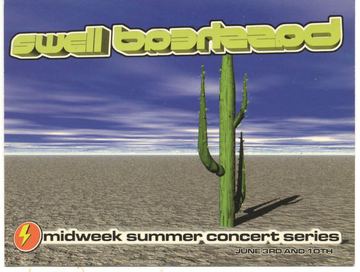 swell midweek summer concert series flyer, Tucson, June, year unknown