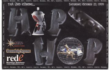 THA 2ND COMING... HIP HOP flyer, Tucson, October 23, 1999