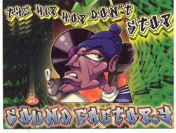 The Hip Hop Don't Stop flyer, Sound Factory, Tucson, Date unknown