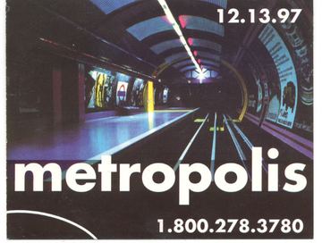 metropolis flyer, Tucson, December 13, 1997