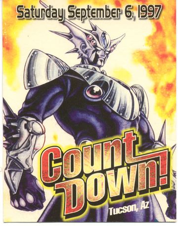 Count Down flyer, Tucson, September 6, 1997