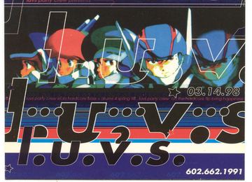 I.U.V.S. flyer, Tucson, March 14, 1998