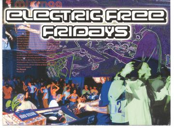 Electric Free Fridays flyer, Phoenix, Date unknown