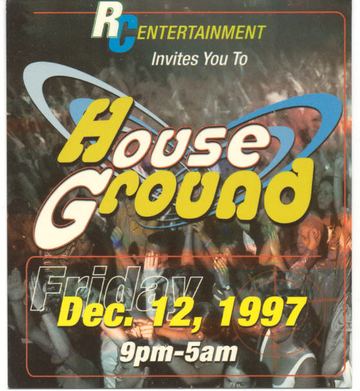 House Ground flyer, Tucson, December 12, 1997