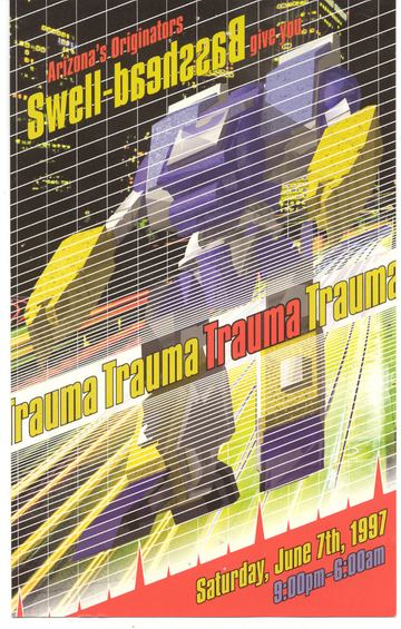 Trauma flyer, Tucson, June 7, 1997