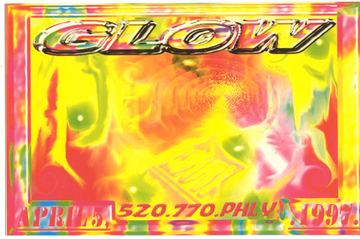 GLOW flyer, Tucson, April 5, 1997