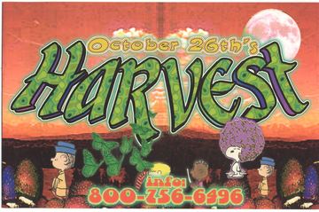 Harvest flyer, Tucson, October 26, 1996 (year estimated)