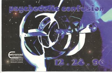 Psychedelic Confusion flyer, Tucson, December 28, 1996
